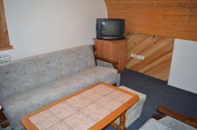 TV v obývacím pokoji